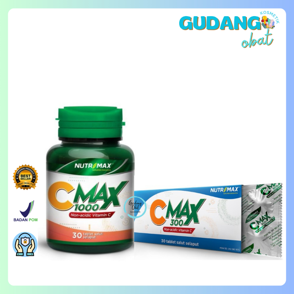 Nutrimax C Max 1000 30's, Nutrimax C Max 300 30's - Vitamin C 1000 Mg