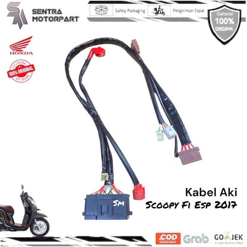Kabel body bodi aki rumah sekring sekering fuse box scoopy fi injeksi scoopy donat esp 2017 ring 12 