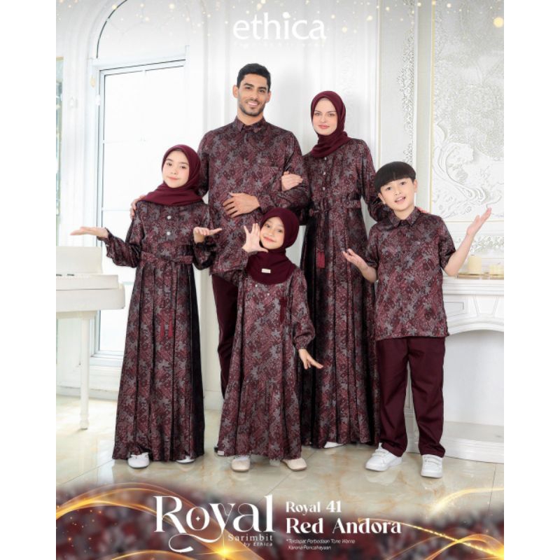 ROYAL 41 RED ANDORA /SARIMBIT LEBARAN KELUARGA RED ANDORA /ETHICA