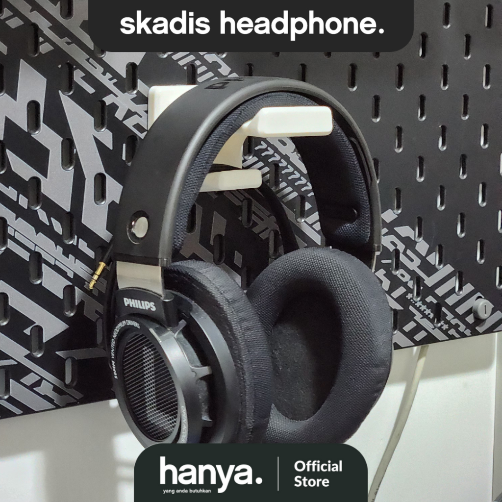 Pegboard Organizer Hook Untuk Headphone / Skadis Headphone Holder