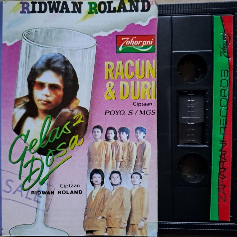 Kaset Dangdut Ridwan Ronald Album Gelas Gelas Dosa