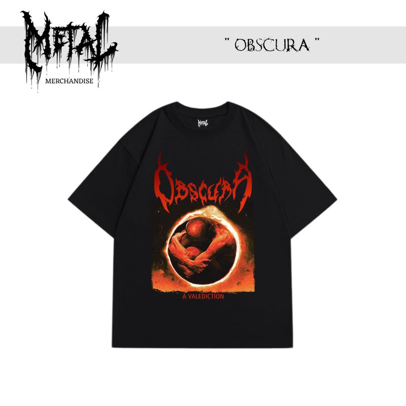 promo kaos obscura band metal luar negeri original