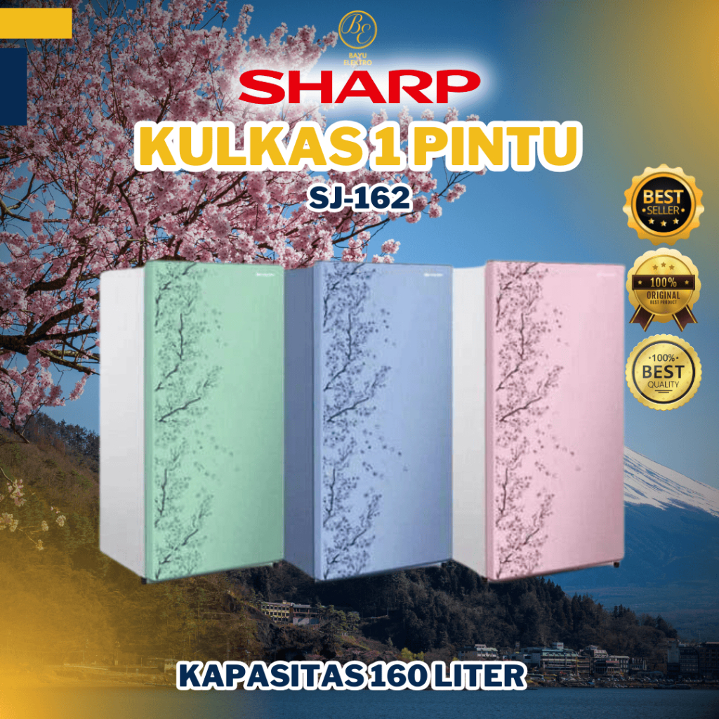 Kulkas Sharp 1 Pintu SJ-162 Sakura