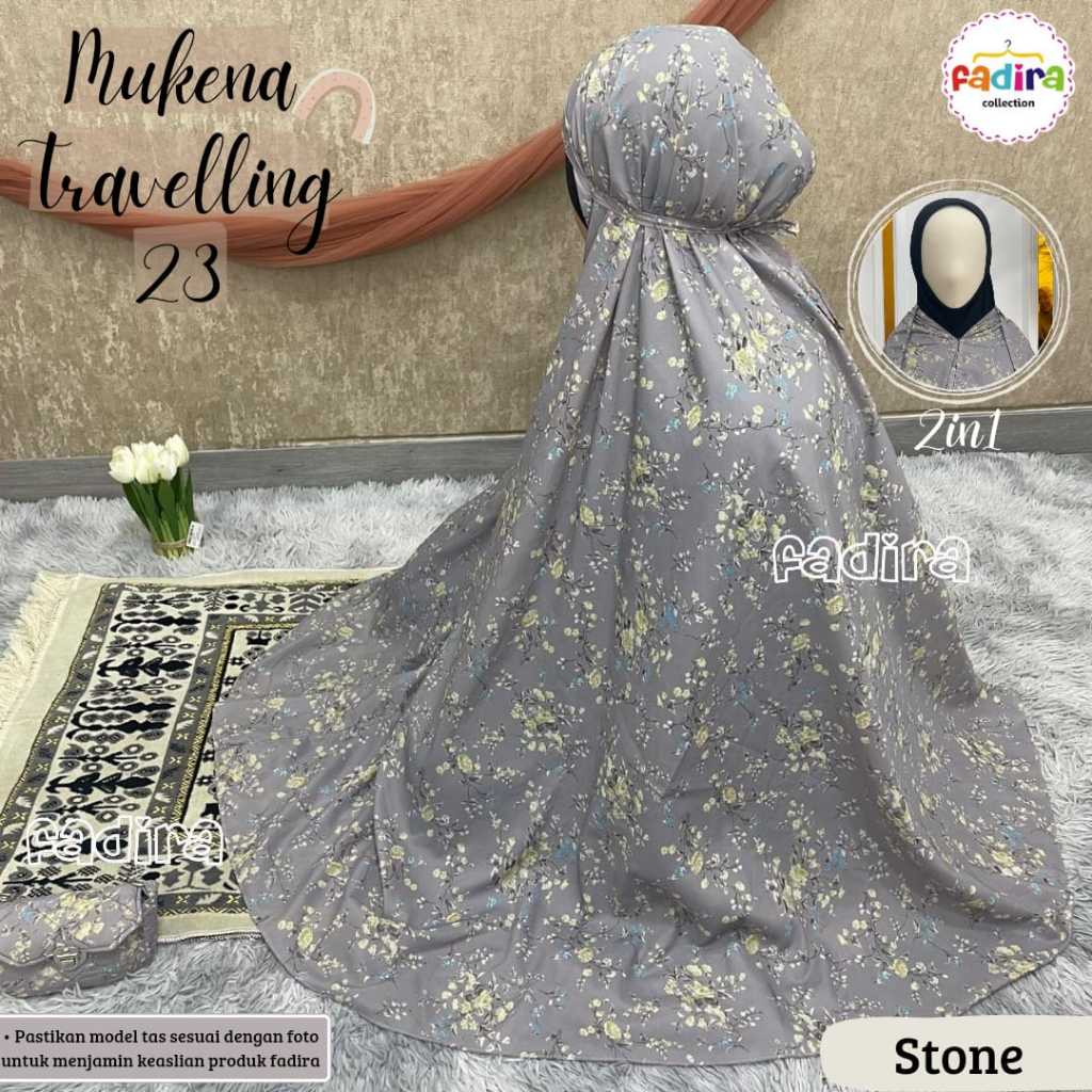 mukena trevelling 23/mukena motif/mukena parasut / MOTIF RANDOM