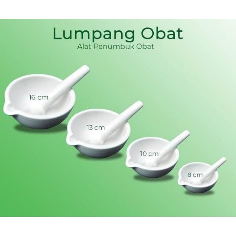 Mortar Stamper 13 cm / Penumbuk Obat - Onehealth