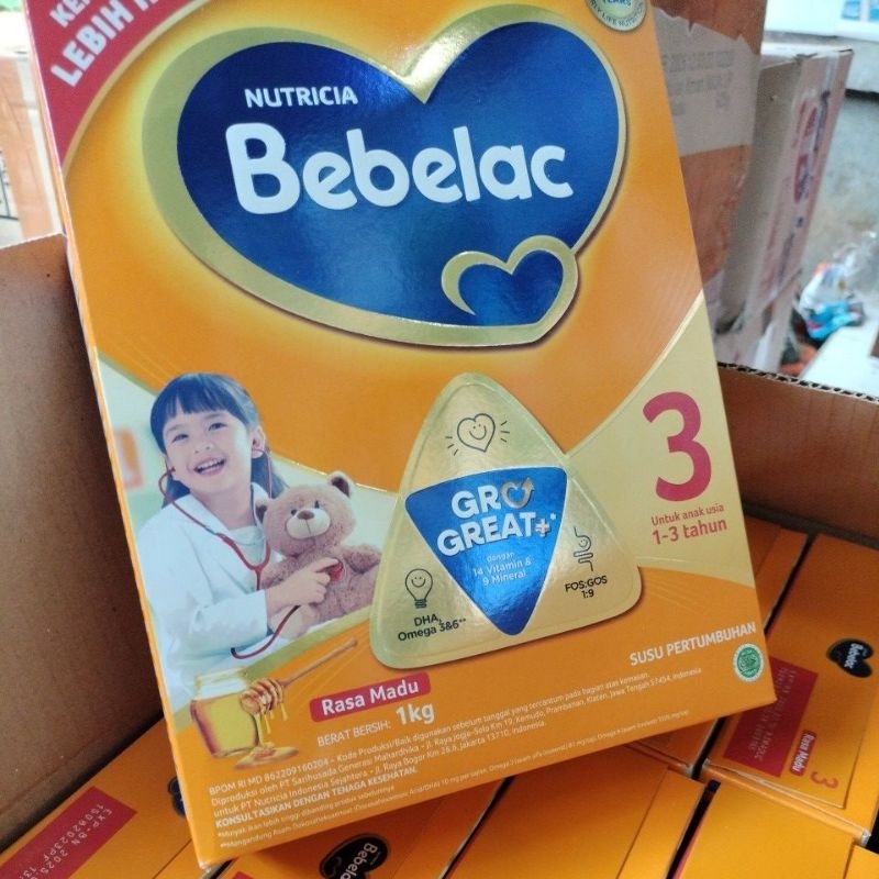 bebelac 3 madu vanila. bebelac 1-3th. bebelac 1000gr bebelac 1kg