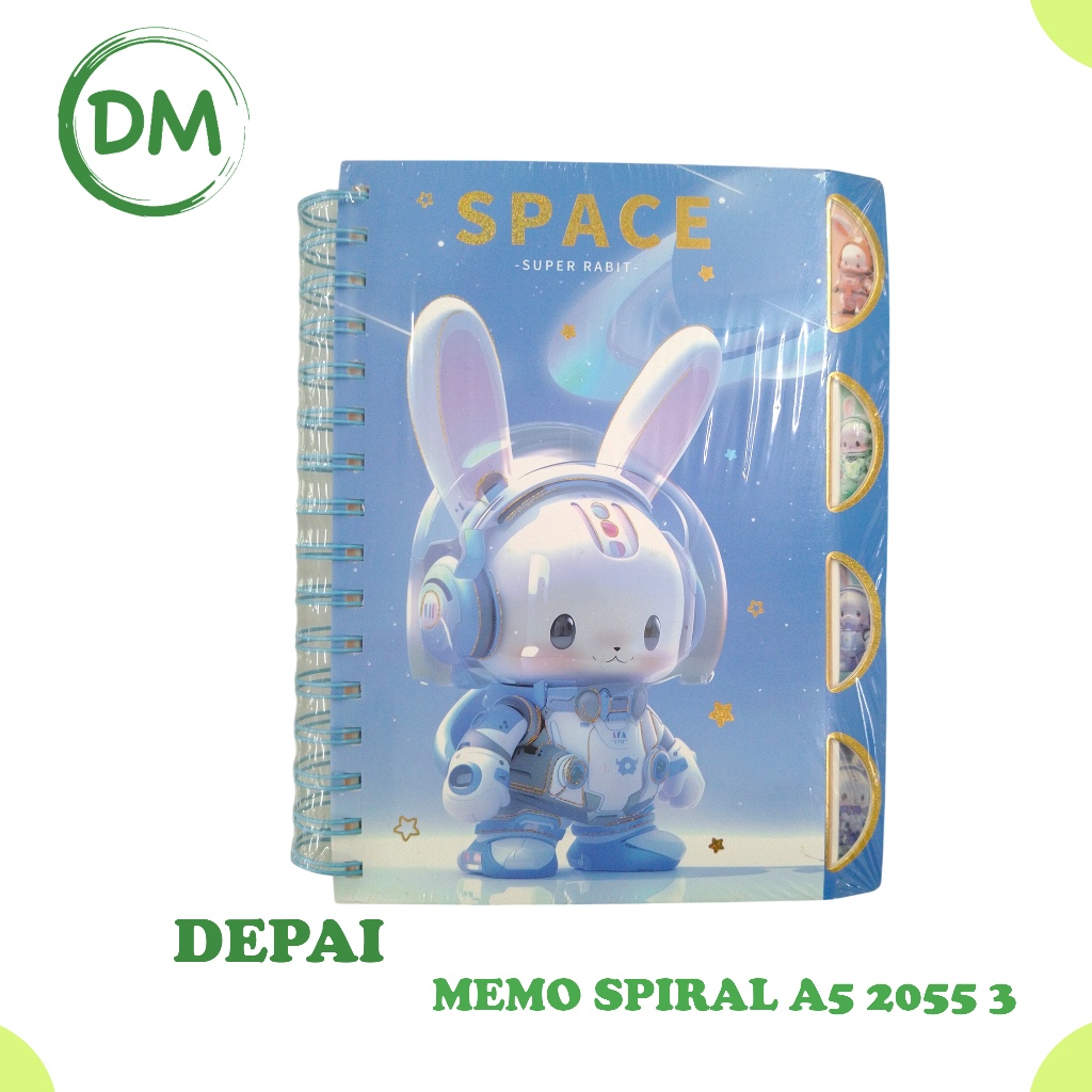 

2055 SPACE MEMO/NOTEBOOK/ BUKU CATATAN SPIRAL A5