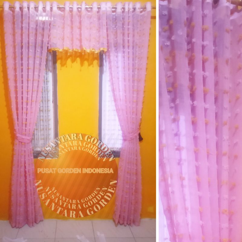 gorden satu set model smoking terbaru jendela pintu rumah dua gorden satu poni