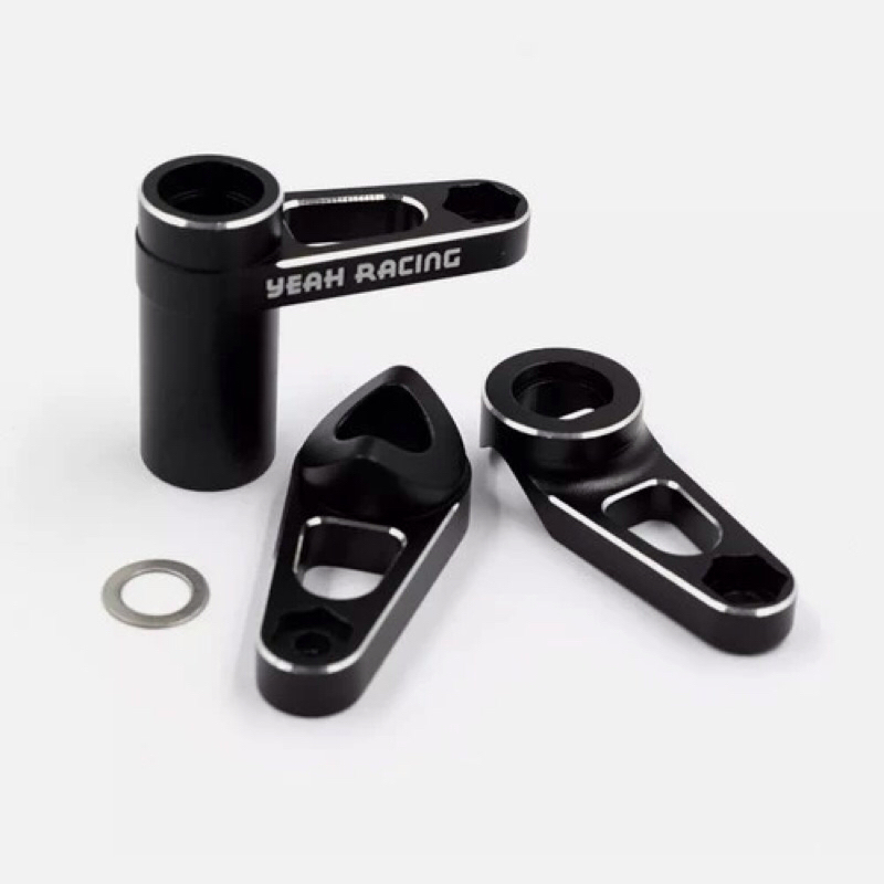 KYOP-024BK YEAH RACING ALUMINUM STEERING ARM FOR KYOSHO OPTIMA MID