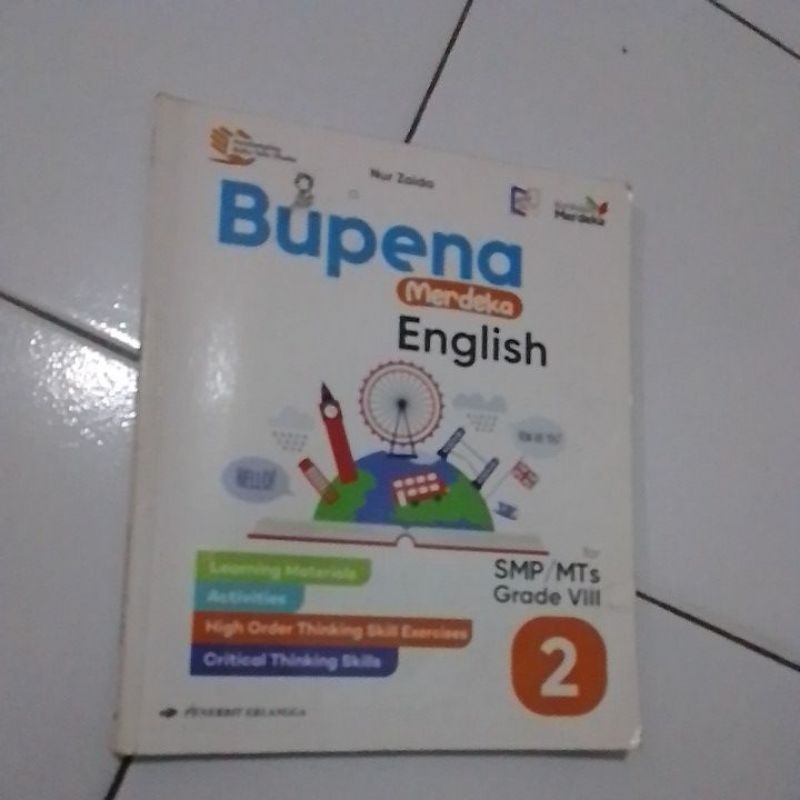BUPENA ENGLISH SMP KELAS 2 KURIKULUM MERDEKA