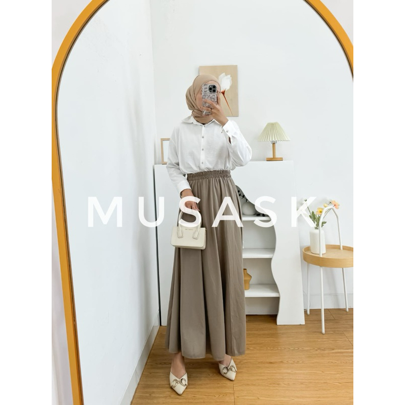 Rok Payung Polos Basic / Rok Payung Basic / Rok Payung Polos Panjang / Kode 092