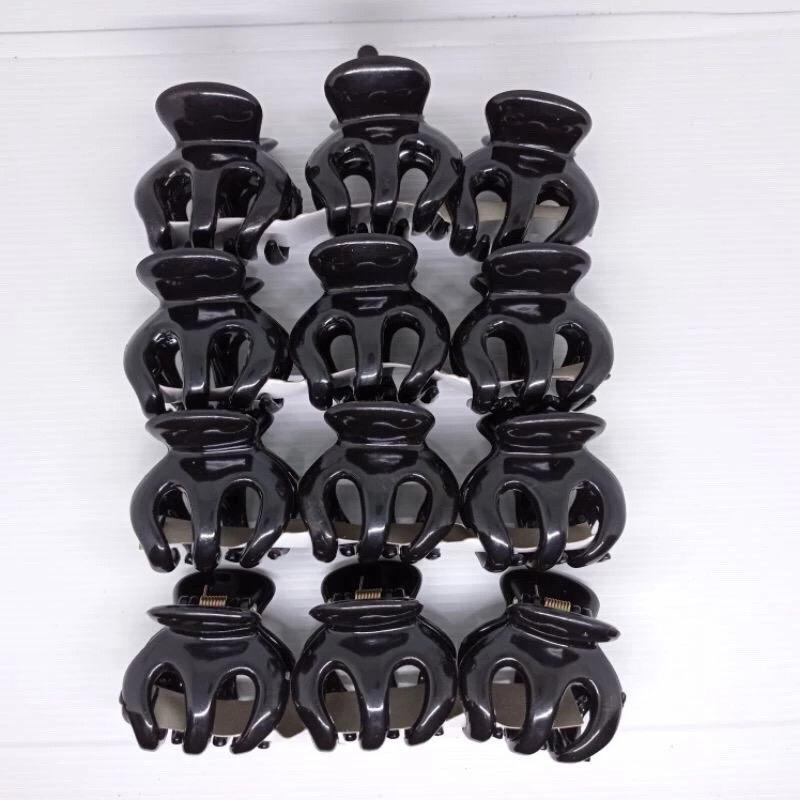 Jedai Salon Rambut Warna Hitam Metalik Ukuran 5 cm