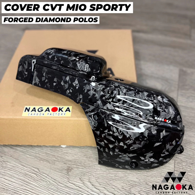 COVER CVT SET MIO SPORTY CARBON KEVLAR KARBON AMORE SMILE MX PELINDUNG TUTUP FORGED TWILL HEXAGON RO