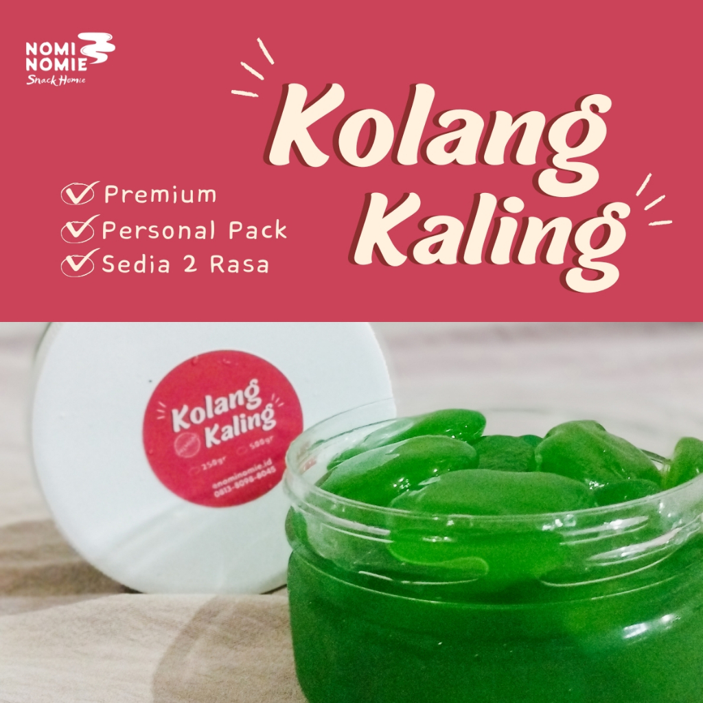 

Kolang Kaling Premium by Nominomie | Pandan | Strawberry | Manisan | Matang | Lebaran