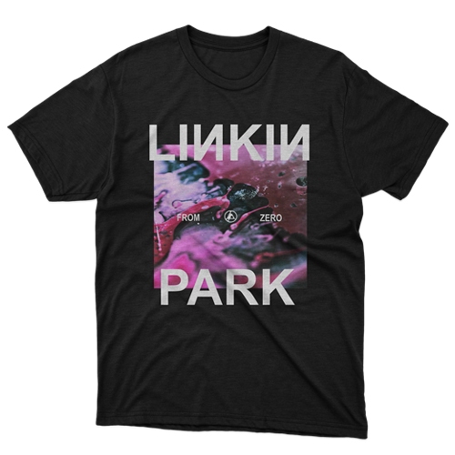 KAOS LINKIN PARK - FROM ZERO - TSHIRT LINKIN PARK