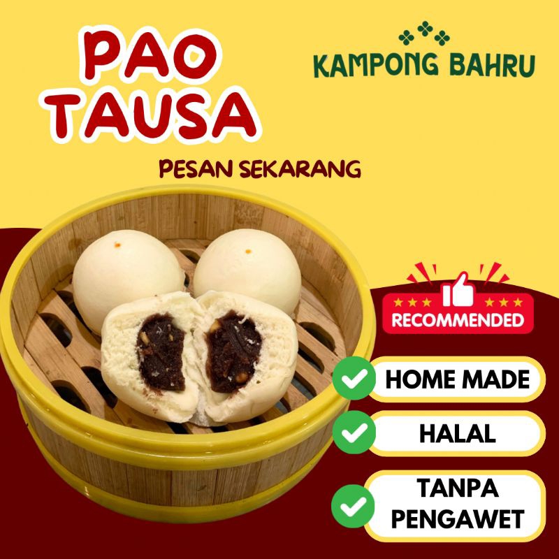 

DIMSUM PAO TAUSA HITAM PREMIUM MURAH FROZEN HALAL ISI 6 PCS Rp 5.834/pcs