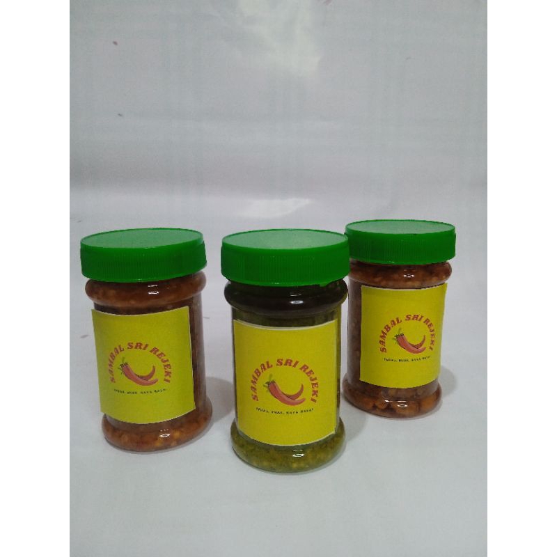 

PAKETAN Sambal Merah Baby Cumi + Sambal Ijo Baby Cumi