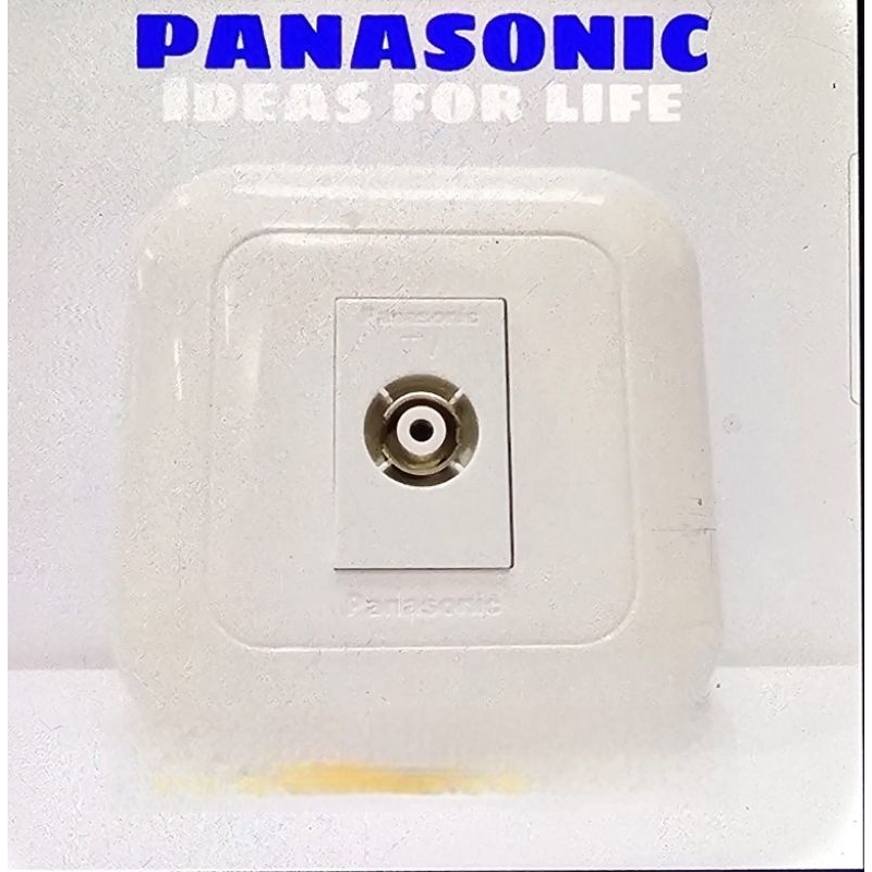 PANASONIC STOP KONTAK TV WIDE SERIES WARNA PUTIH