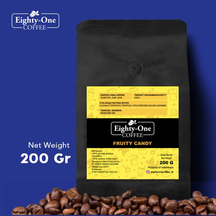 

Fruity Candy Eighty-One Coffee | Kopi Arabika 100%
