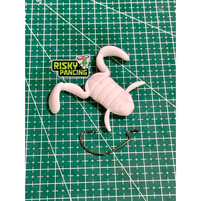 WALKING FROG | SOFT FROG VIRAL | SOFT LURE KODOK + HOOK ( siap pakai)