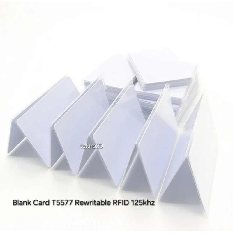 Kartu T5577 RFID 125Khz Rewritable Clone Copy Card Proxi ID | Card T5577 Rewritable | Clone Card Rfi