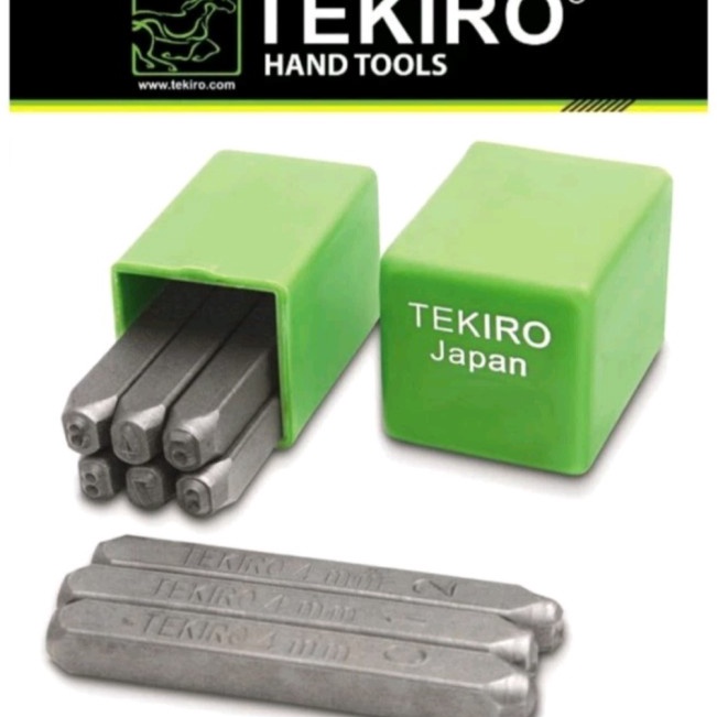 

Promo Surprise TEKIRO ANGKA ketok SET 6mm 9pcs number punch nomor pukul 6 mm 9 pcs
