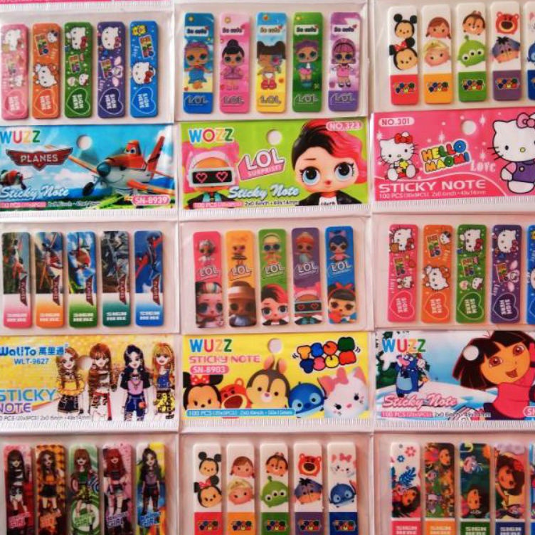 

Update Pilihan 12 Pack Pembatas Buku Karakter Sticky Note Book Grosir Pembatas Buku Plastik Gambar Cartoon