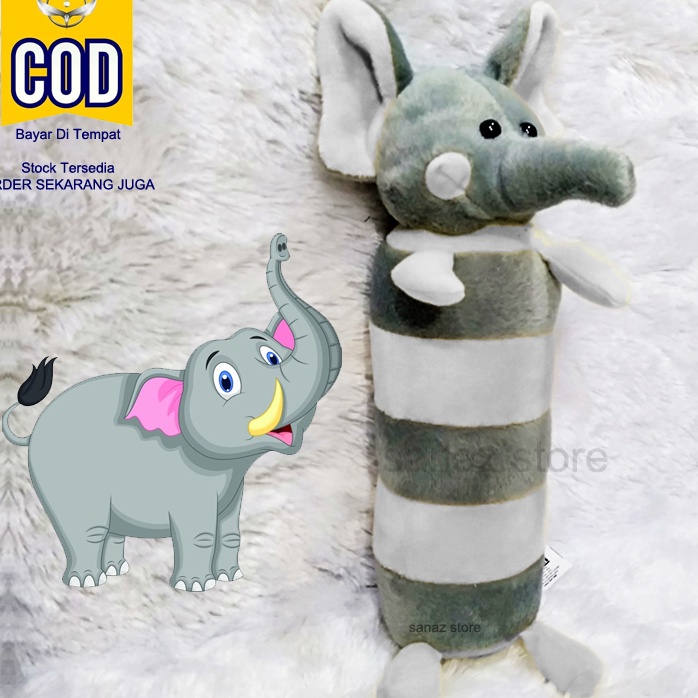 Hot Now  Boneka Karakter Gajah  Mainan Anak Bayi Perempuan Pria  Guling Pillow Boneka Lucu Stock Ter