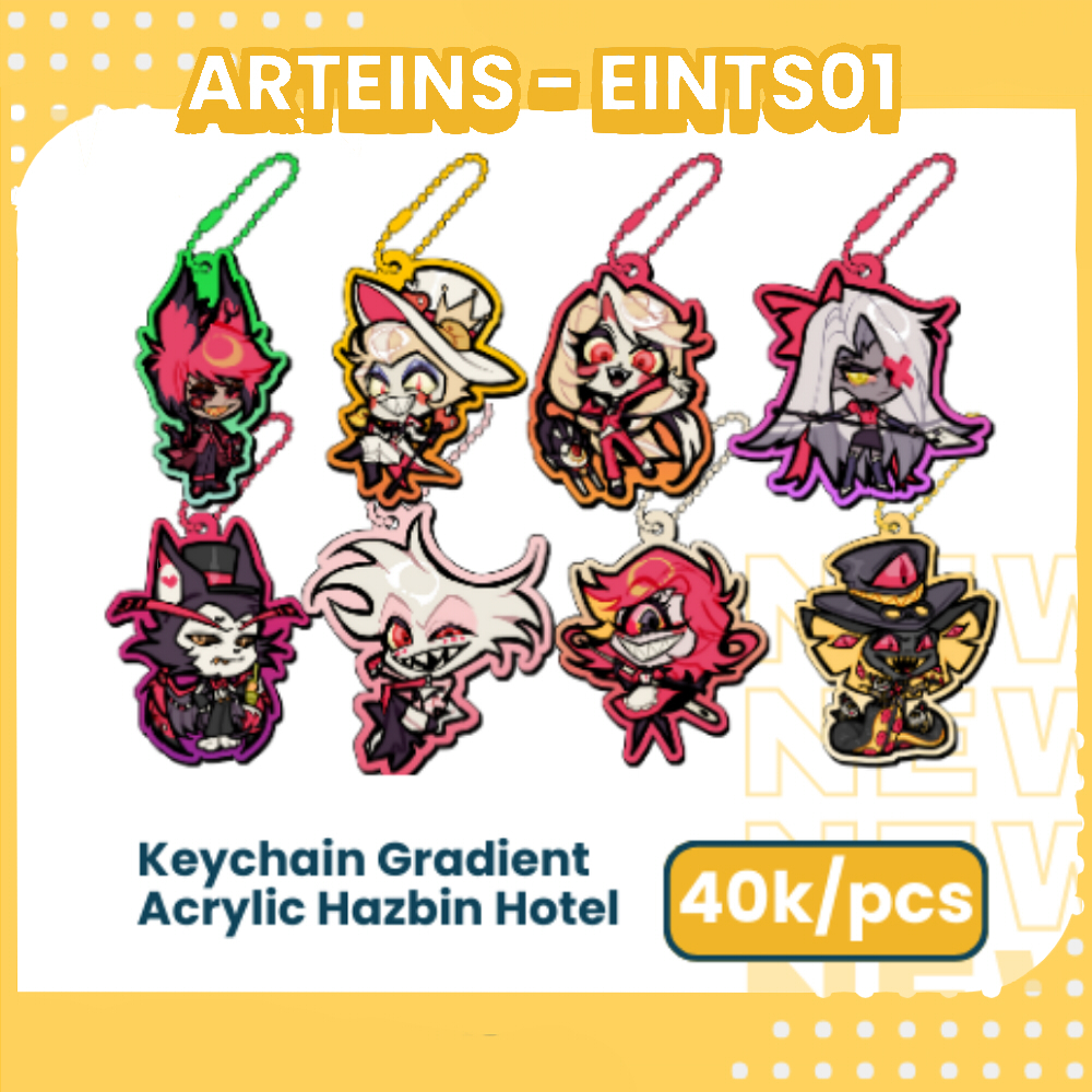 Keychain Acrylic Hotel Hazbin