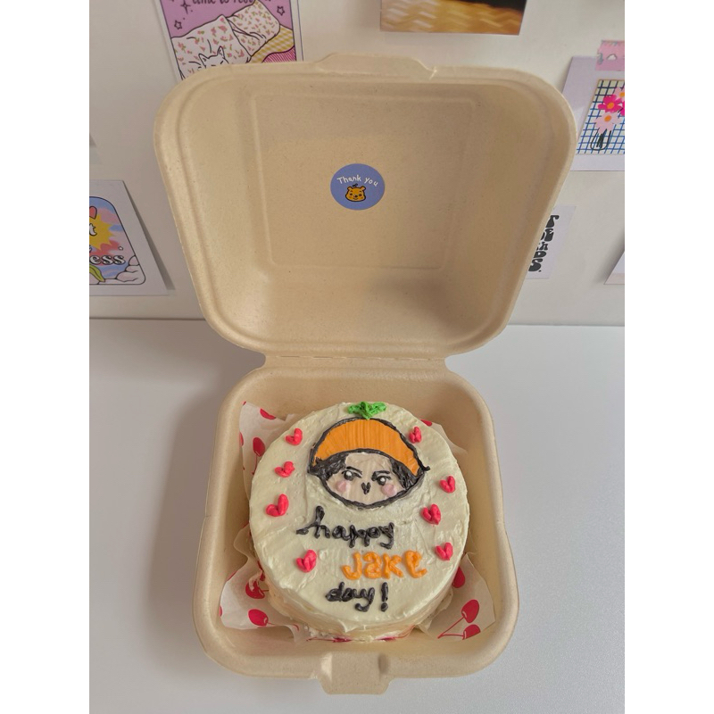 

(BISA DADAKAN) BENTO CAKE/KOREAN LUNCH BOX CAKE/KUE ULANG TAHUN