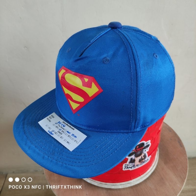 TOPI SNAPBACK DC LOGO SUPERMAN BE237