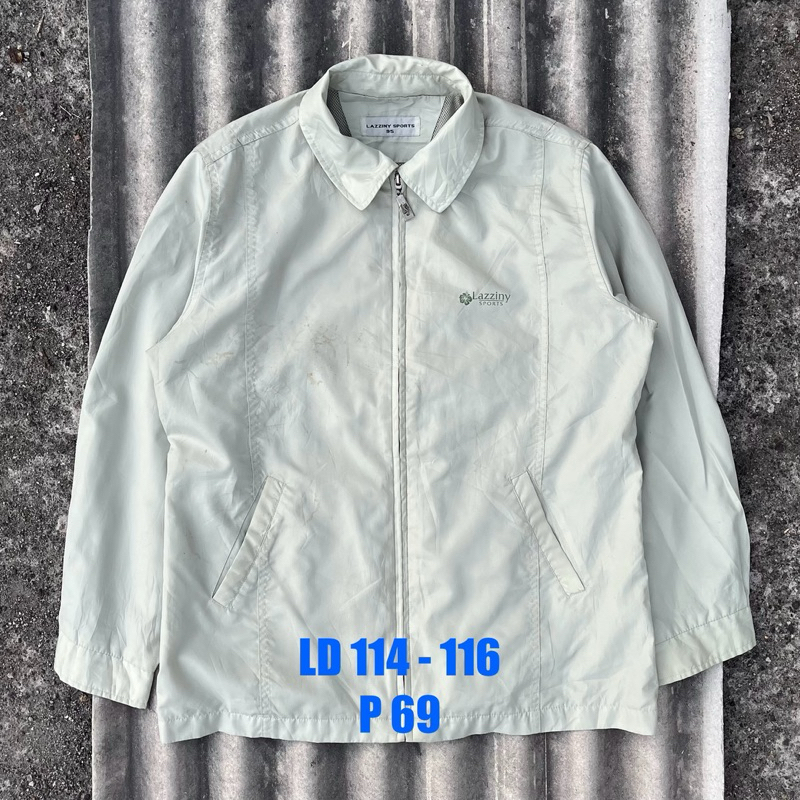 Jaket Vintage Harrington tartan windbreaker Casual pria wanita jaket casual jaket bomber jaket parka