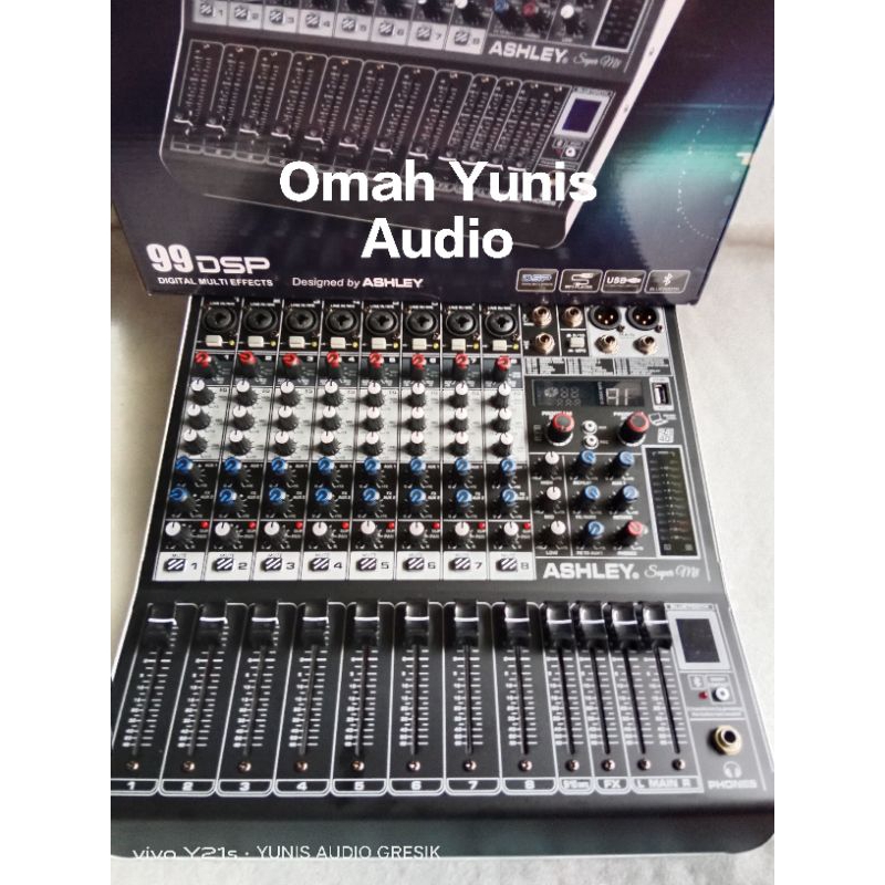 MIXER ASHLEY SUPER M8 DSP99 DIGITAL MULTI EFEK