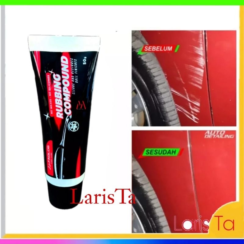 Kompon Mobil - Rubbing Compound kecil 50 gr-penghilang baret mobil dan motor