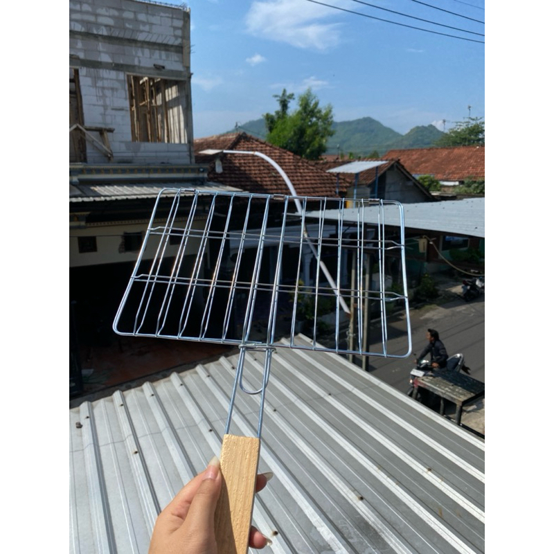 PANGGANGAN AYAM BAKAR ikan bakar anti karat bahan tebakan