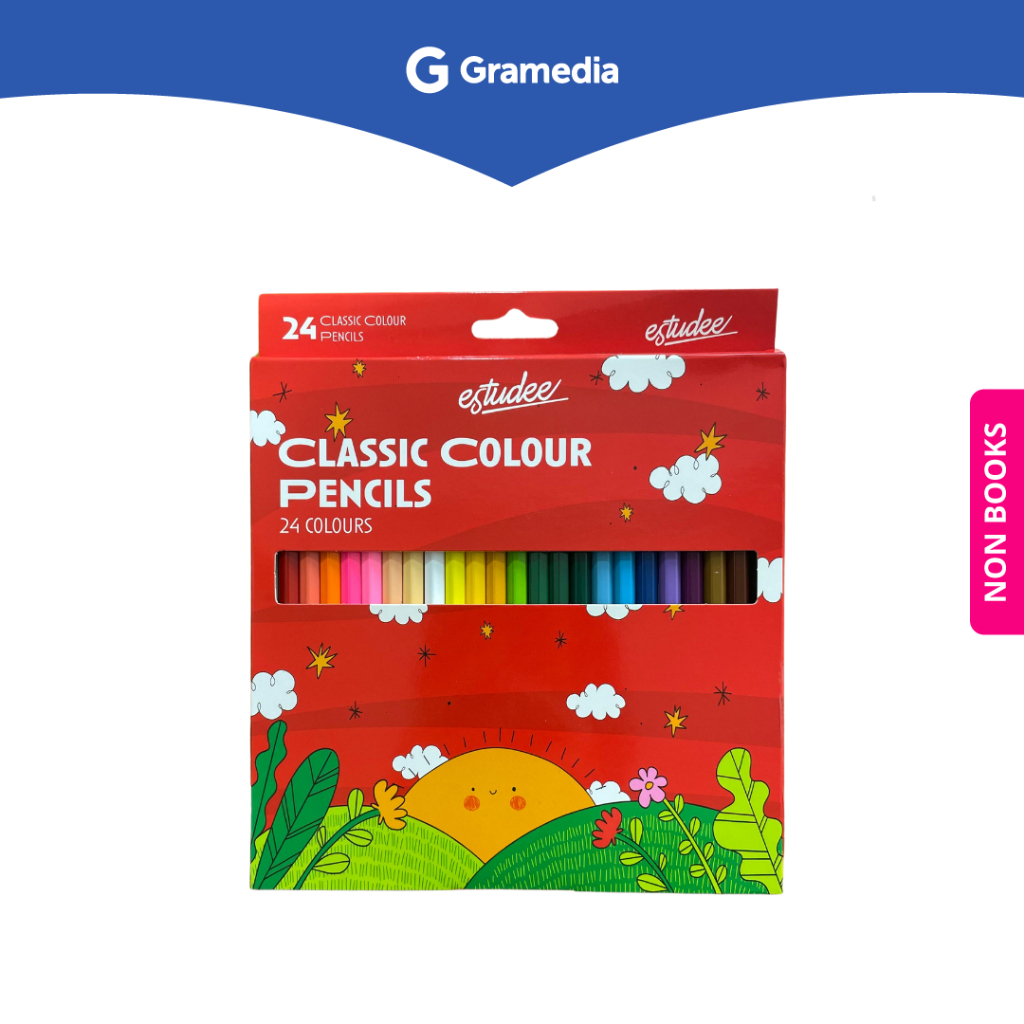 

Gramedia Depok - ESTUDEE CLASSIC COLOR PENCIL 24 ES-PCL24