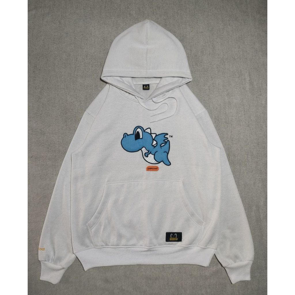 jaket hoodie pancoat baby dragon bordir pria wanita | sweater pria wanita dewasa series lucu bahan f