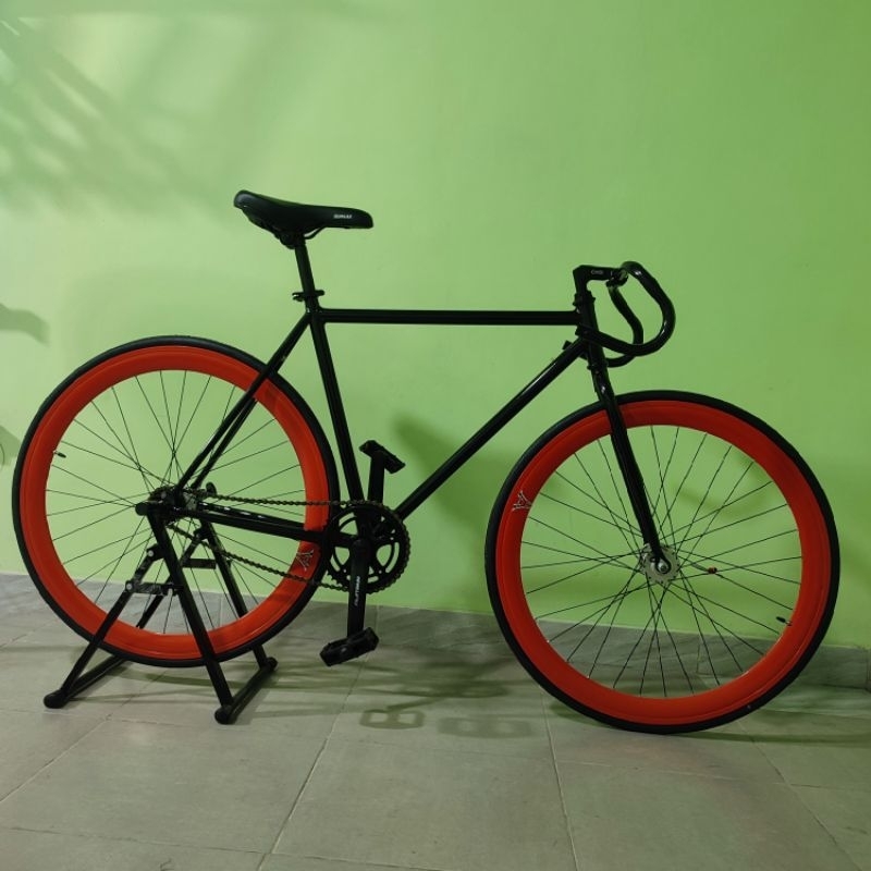 Sepeda Fixie Fixed Gear - Sepeda Fixie Doltrap - Sepeda Fixie Jayjo - Sepeda Fixie velg lebar 5cm