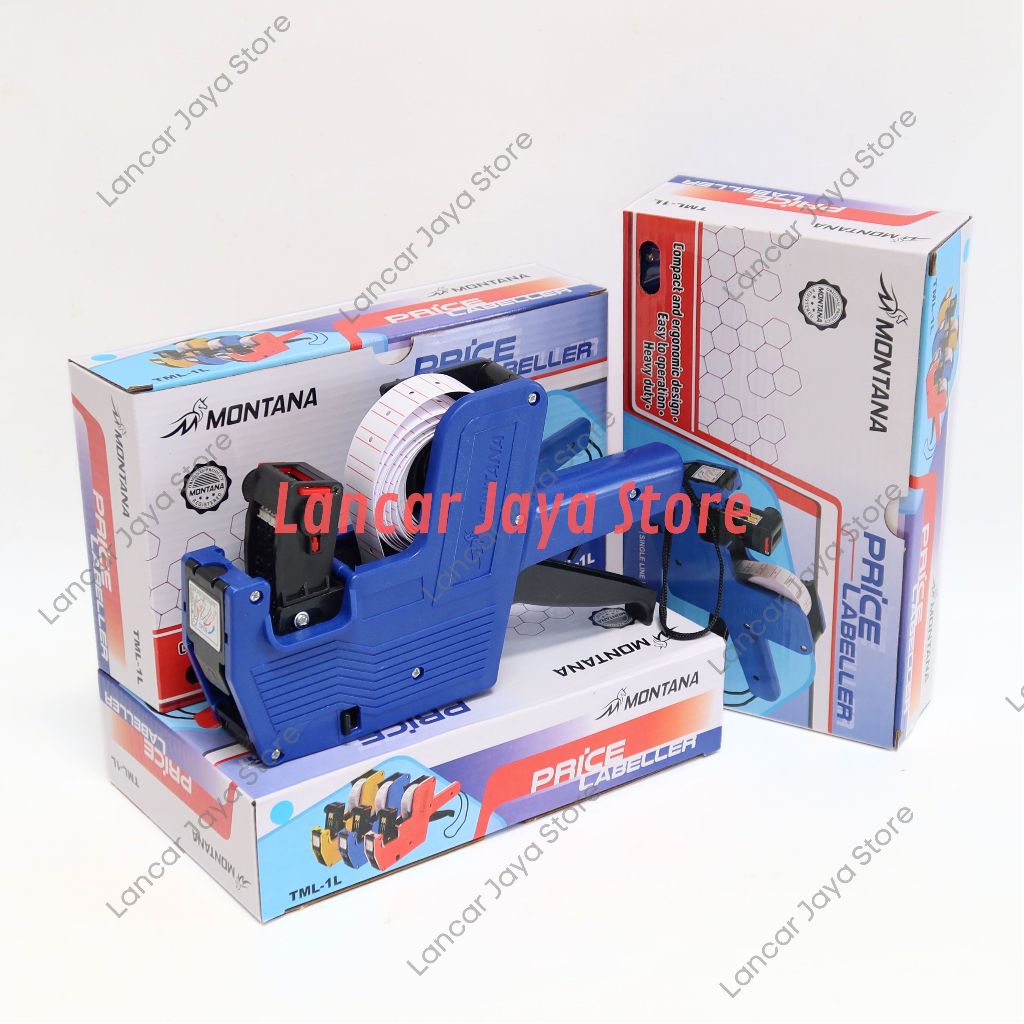 

Alat Label Harga Price Labeller Mesin Label Harga Montana TML-1L 8 Digit 1Line Biru