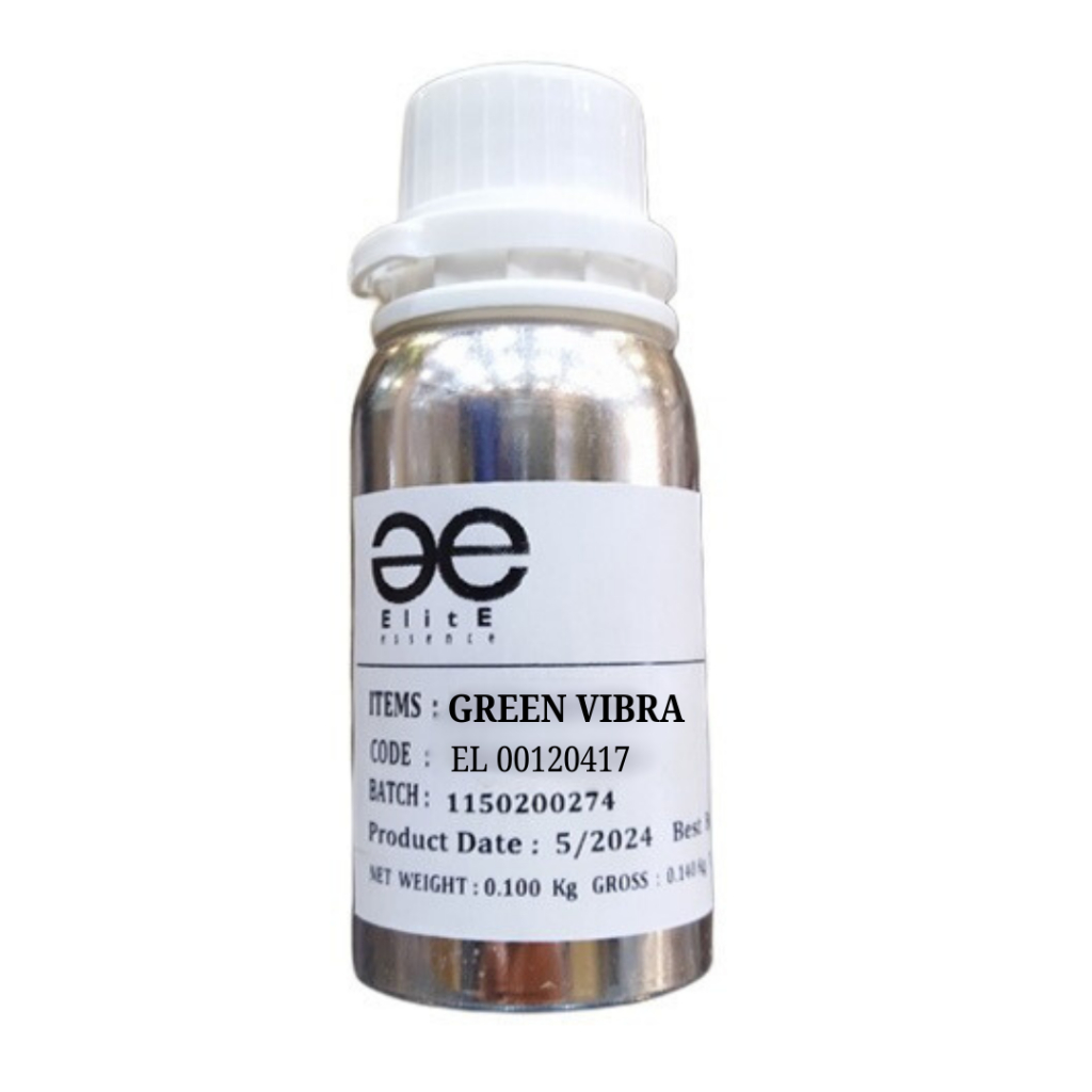 BIBIT PARFUM MURNI 100GR.Tygar BULG@R1 . GREEN VIBRA. BIBIT PARFUM 100GR. ELITE ESSENCE. NEW BRAND