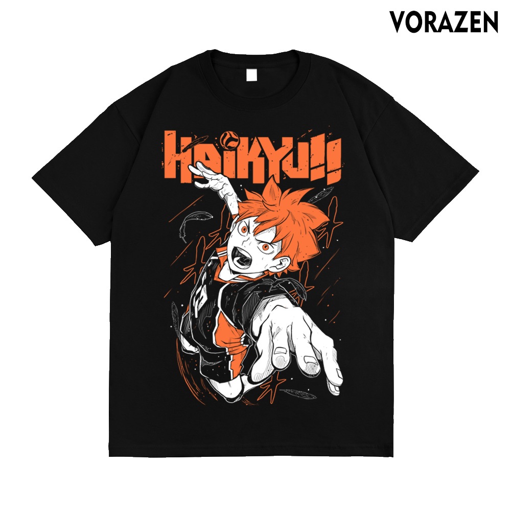 KAOS HINATA SHOYO HAIKYUU | ANIME T-SHIRT | KAOS ANIME HAIKYU