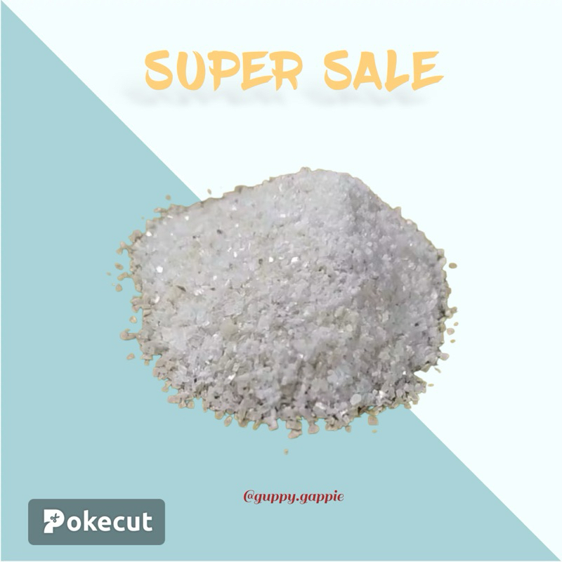 Pasir silika halus/ Pasir silika kebutuhan akuarium 1kg