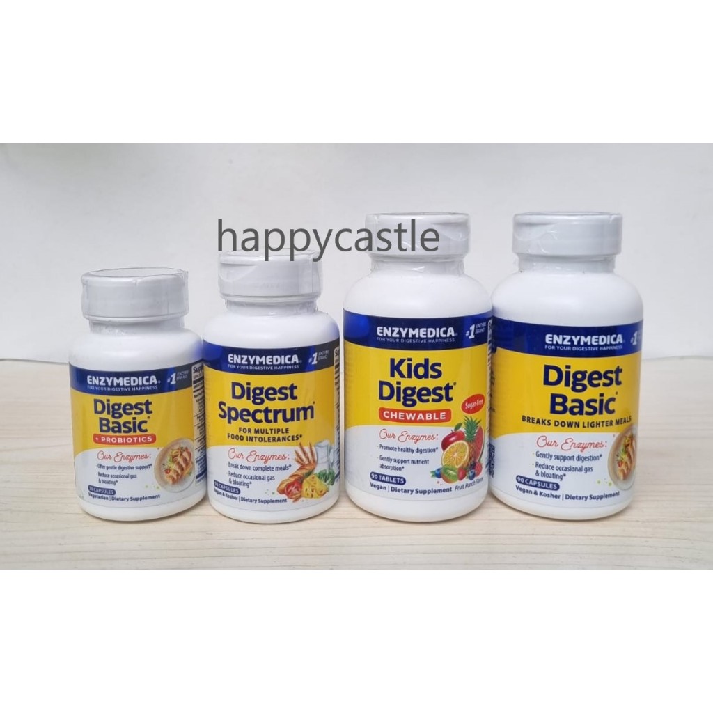 Enzymedica Digest Basic Probiotic 30 90 /Enzymedica Kids Digest/ Enzymedica Digest Spectrum