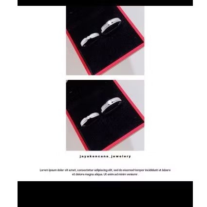 Cincin Ring Couple Perak 925 Asli