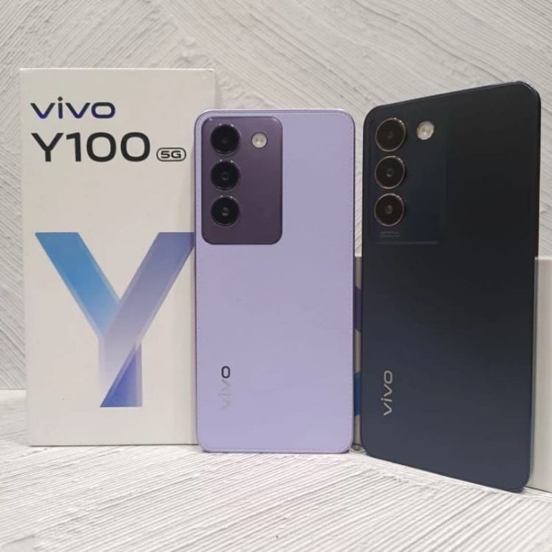 ￼Vivo Y100 5G 8/256 GB Handphone Second Bekas Fullset