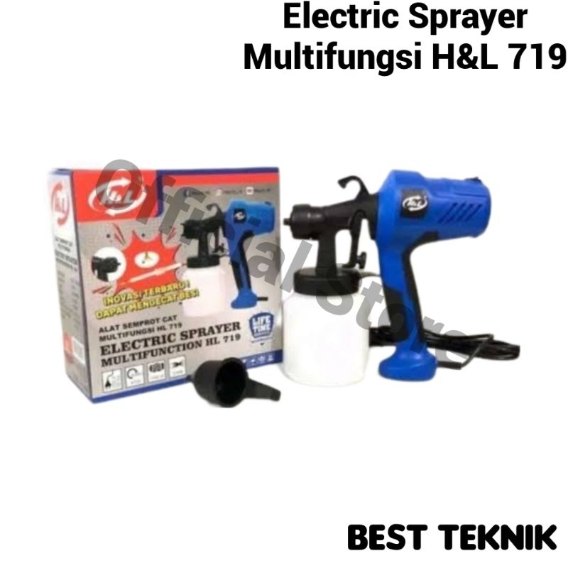 Alat Semprot Cat Elektrik H&L 719 Multifungsi Electric Sprayer H&L