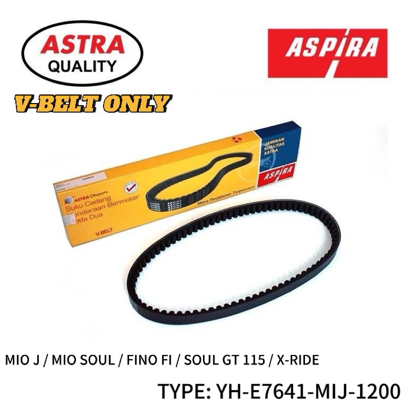 V-BELT/VANBELT YAMAHA MIO J, MIO SOUL GT, XRIDE ORIGINAL ASPIRA V-BELT ONLY ASPIRA V belt mio