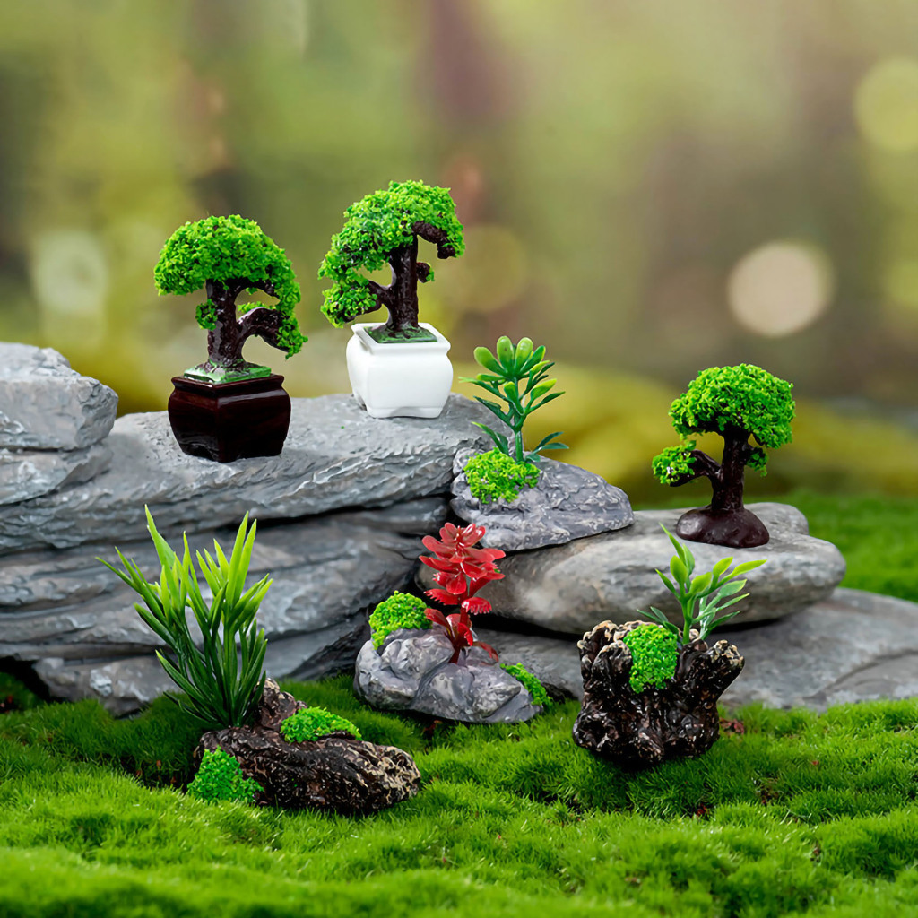 Miniatur Micro Landscape Bonsai Pine Dekorasi Accessories