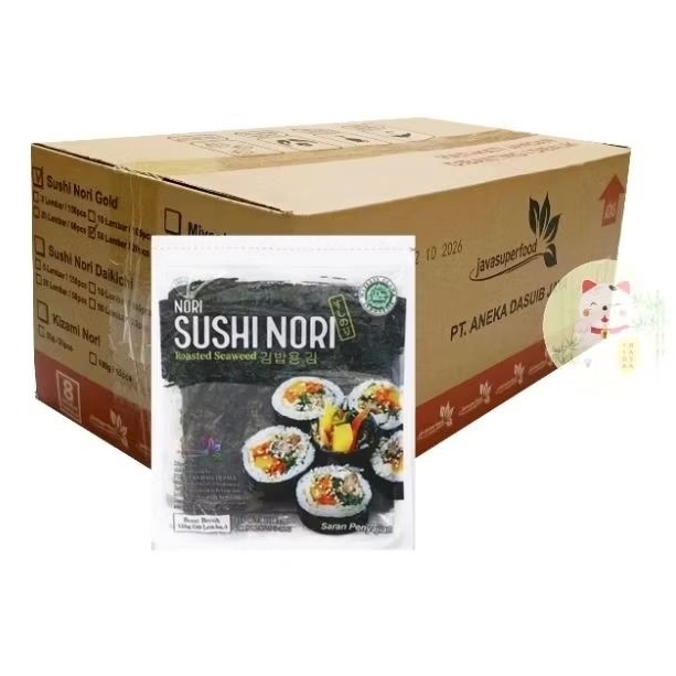 

1ctn (20pck) Sushi Nori 50 Lembar - Rumput Laut - Seaweed