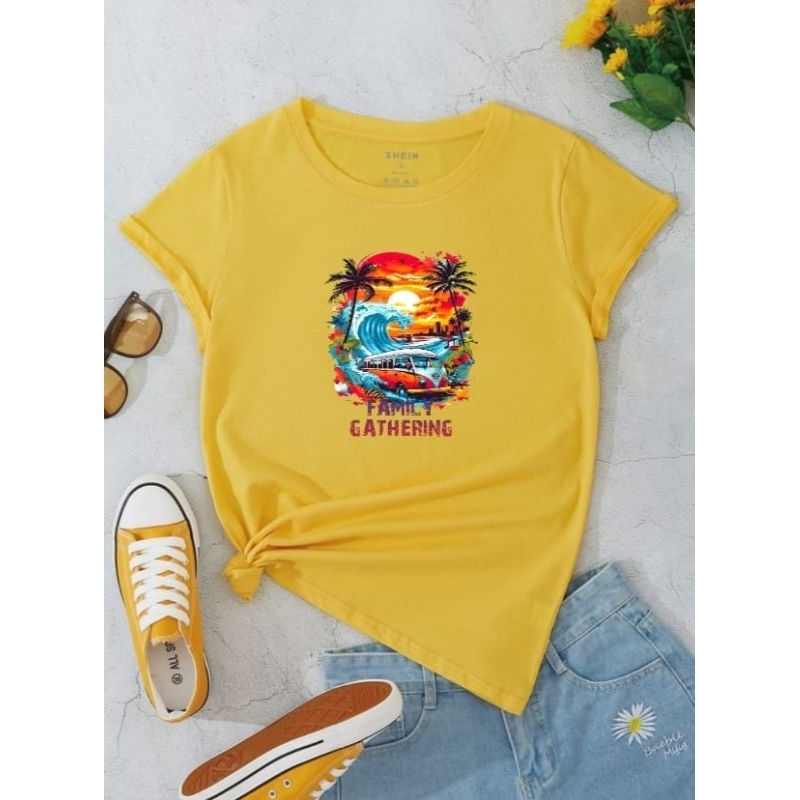 Kaos Family Gathering Bisa Costum Family Gathering Request Model Kaos Keren Kaos Motif Sablon